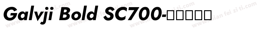 Galvji Bold SC700字体转换